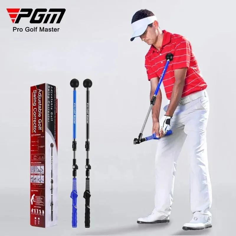 Golf Swing Trainer Folding Correction Practitioner Adjustable Length Angle Beginner Available with Left Right Hands HGB023